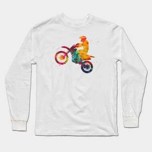 Motocross Dirt Bike Long Sleeve T-Shirt